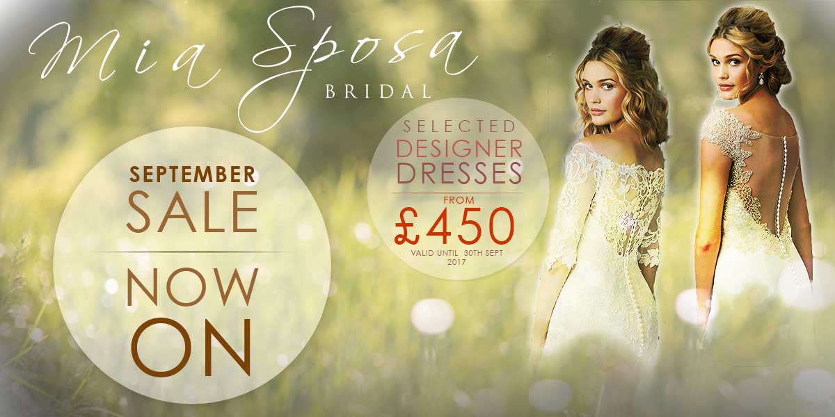 mia sposa autumn sale 2017