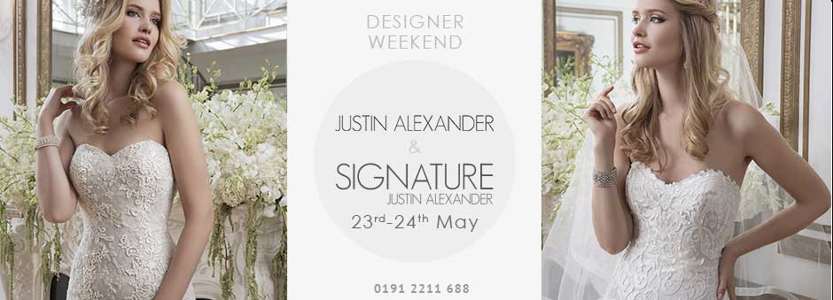 justin alexander designer weekend may 15