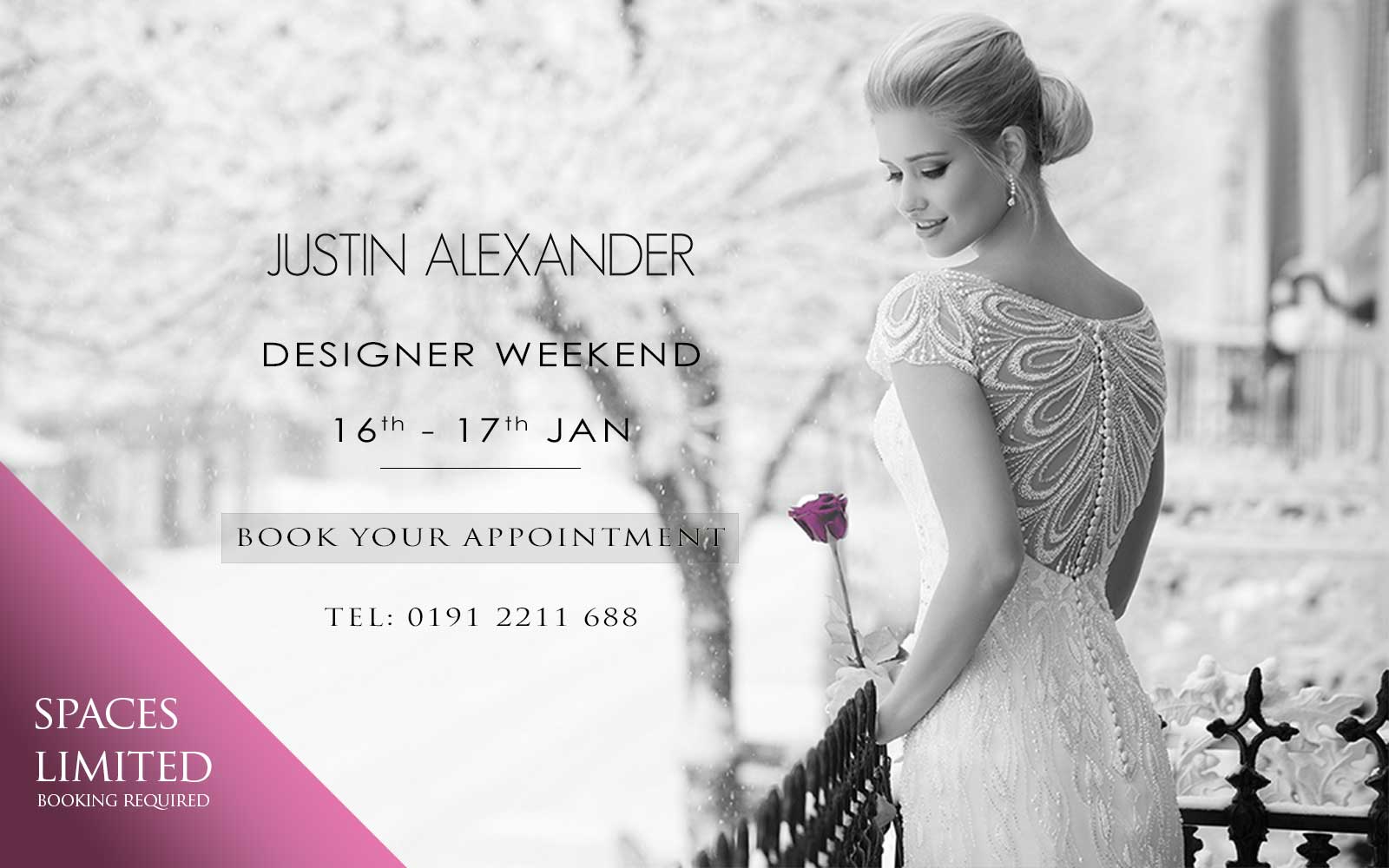 justin alexander designer weekend jan 16