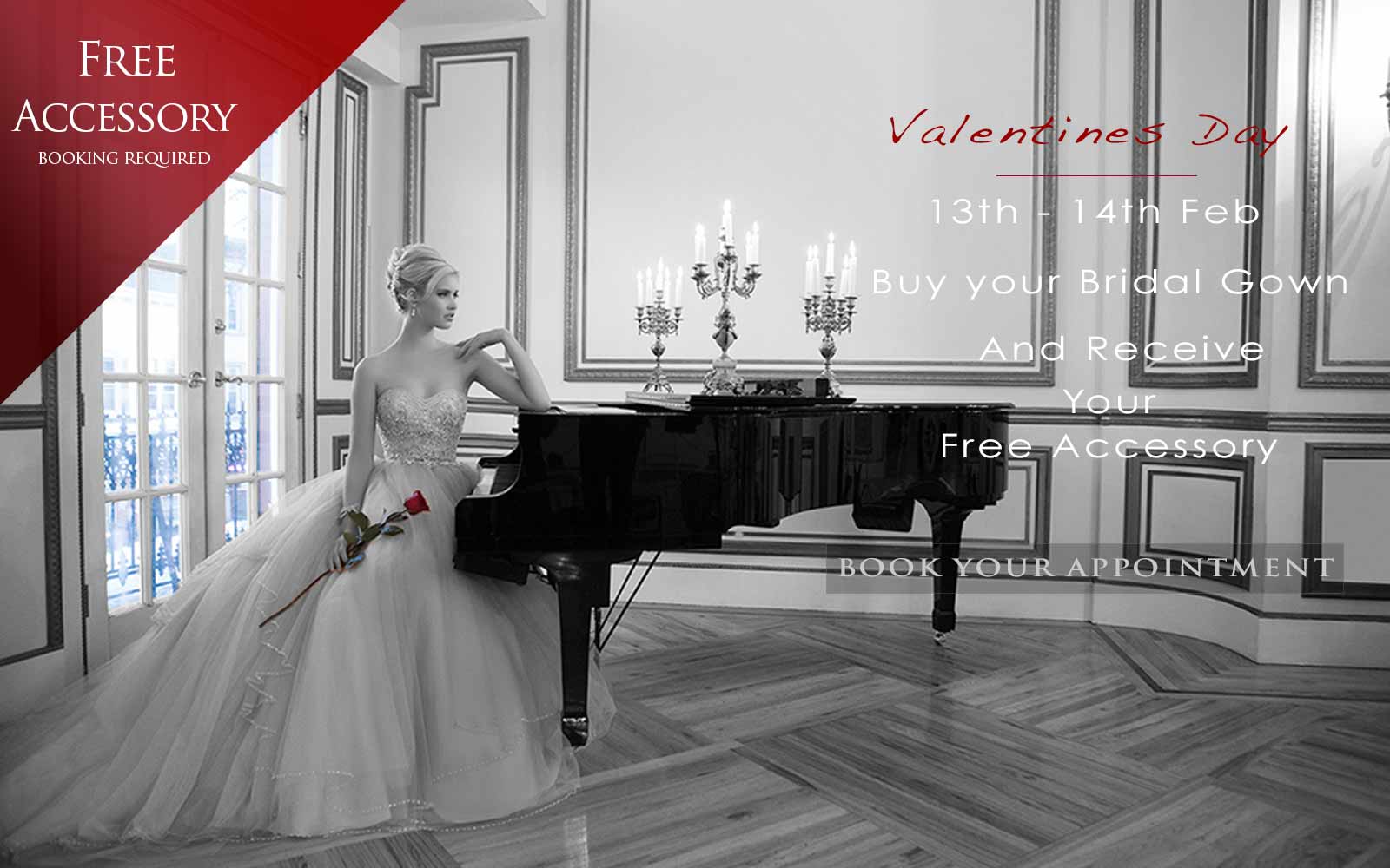 Mia Sposa Bridal Valentines Event Offer