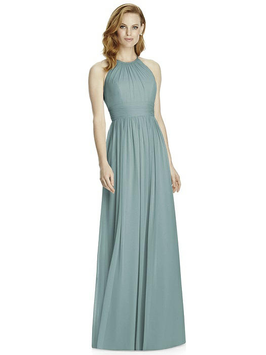 Studio Design Collection 4511 Full Length Halter Neckline Bridesmaid Dress