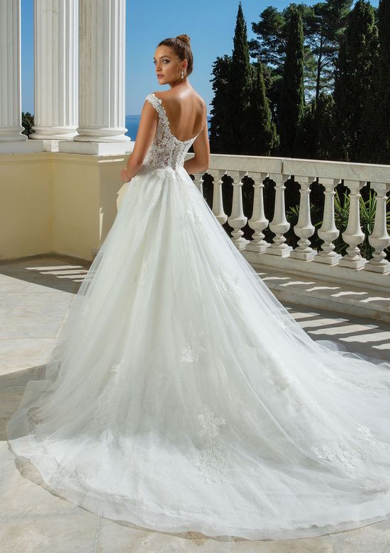 justin alexander ball gown