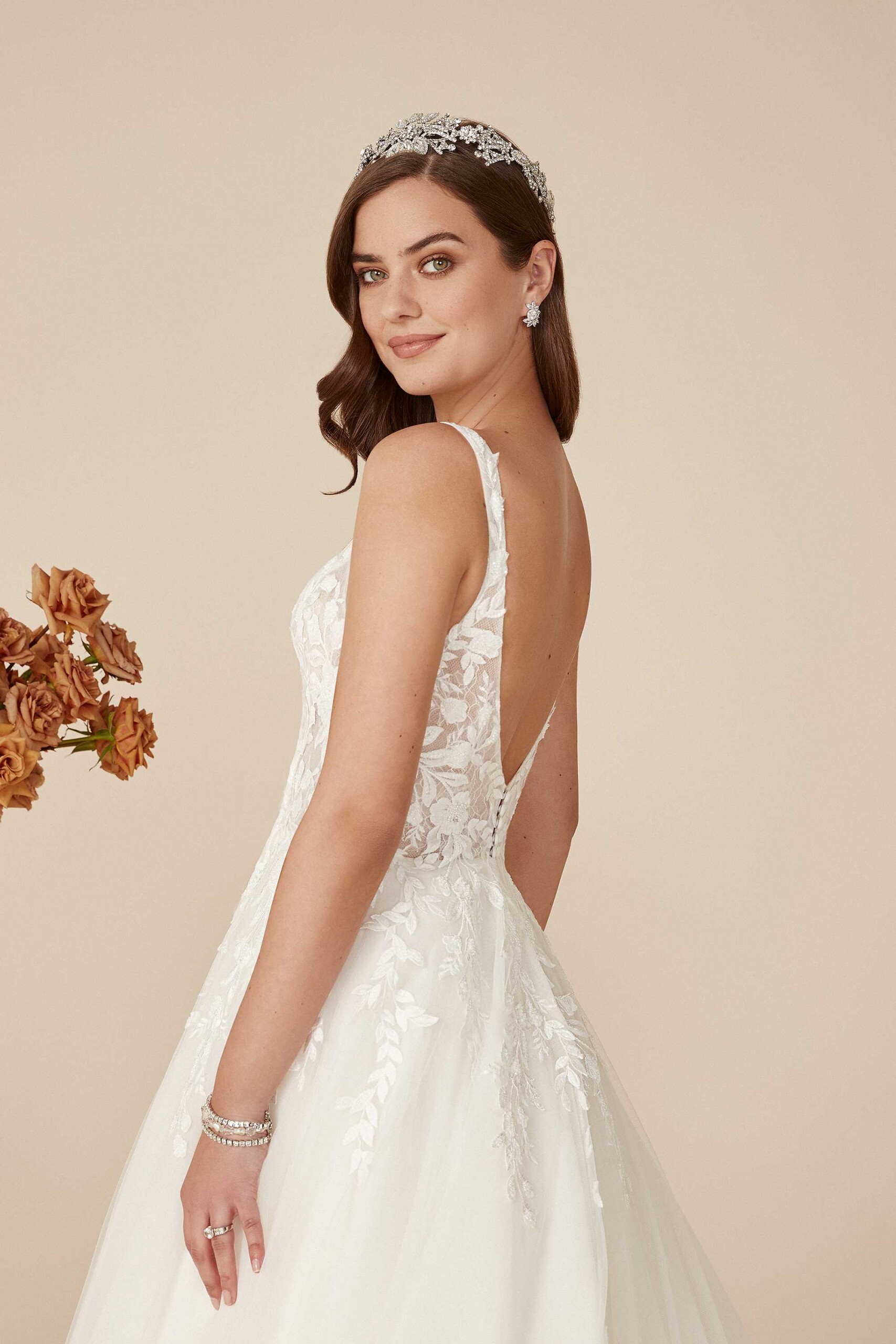 Strapless Justin Alexander Wedding Dress Anne 88139 - DimitraDesigns.com